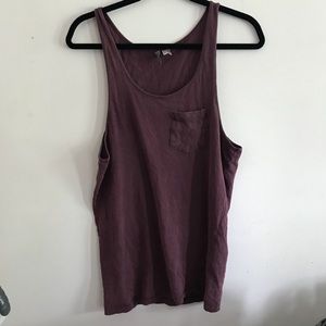 Maroon tank top